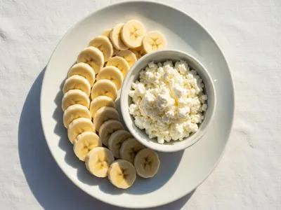 Banana with cottage cheese — GLP Flow
