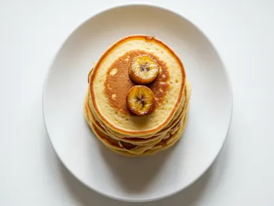 Banana egg pancakes