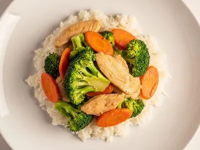 Chicken stir-fry with rice — GLP Flow