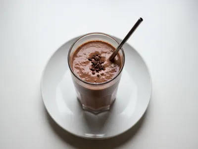Chocolate protein shake