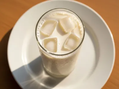 Cold vanilla protein shake — GLP Flow