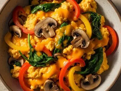 Egg and vegetable scramble bowl — GLP Flow
