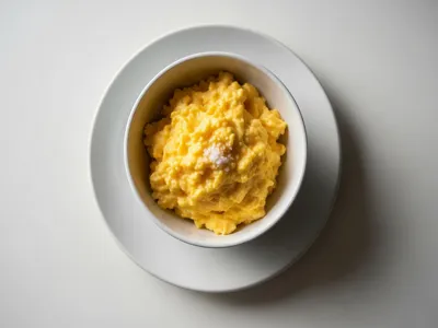 Scrambled egg bowl
