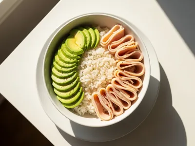 Turkey avocado rice bowl — GLP Flow