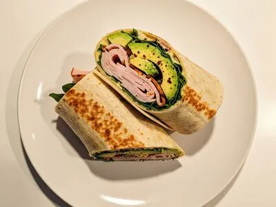 Turkey and avocado wrap — GLP Flow